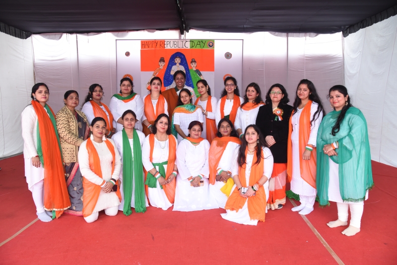 Special Assembly done by Parents on Republic Day.