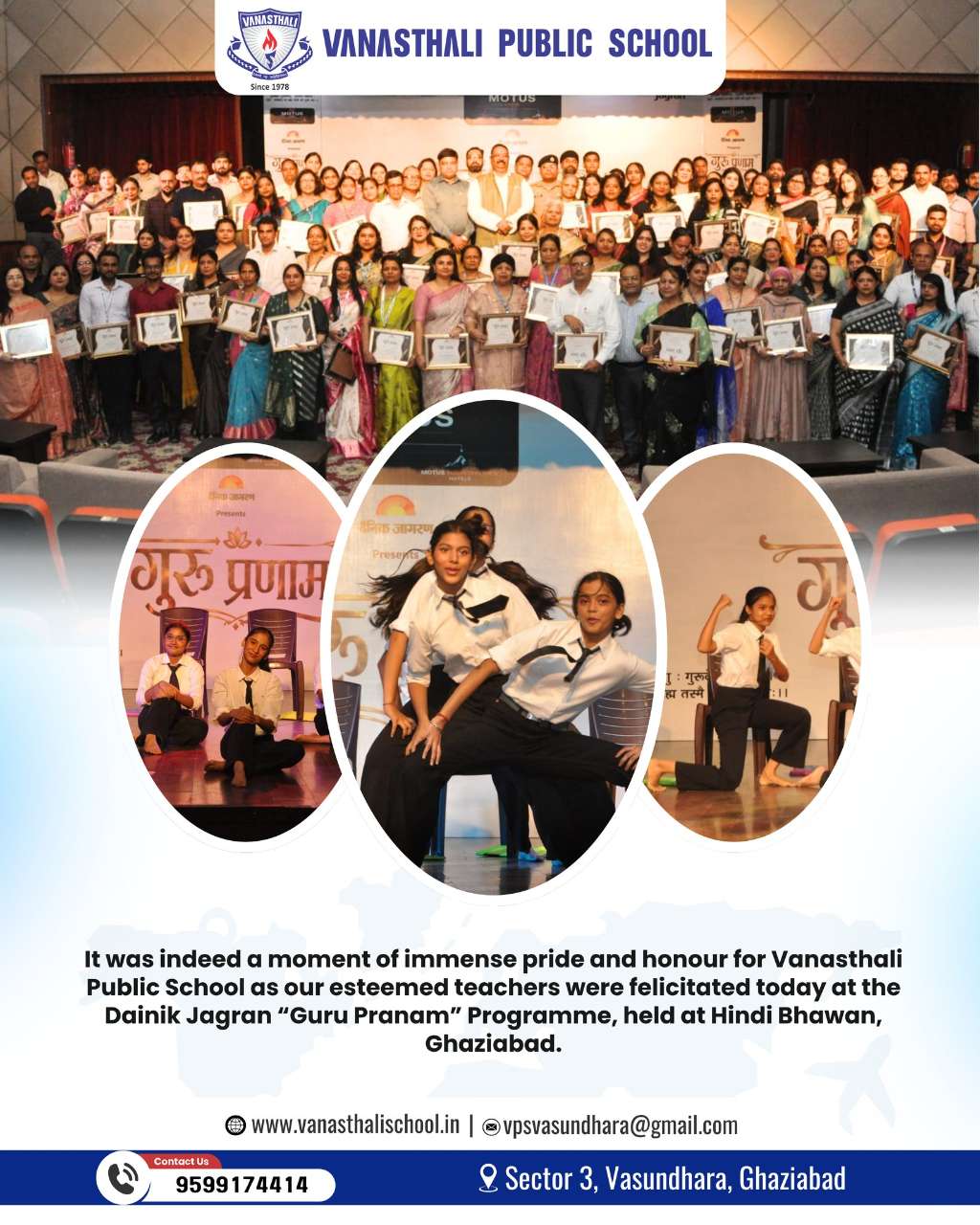 A Proud Moment for Vanasthali Public School
