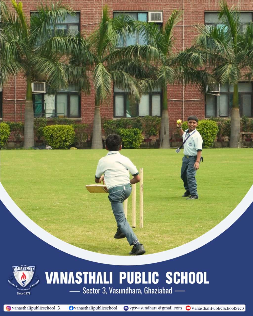 At Vanasthali Public School, Sector 3, Vasundhara, Ghaziabad, we encourage every child to stay active, discover their potential, and embrace the true spirit of sportsmanship.